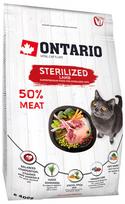 Ontario SP Cat Sterilised Lamb sausas maistas sterilizuotoms katėms 0,4 kg