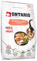Ontario SP Cat Sterilised Salmon sausas maistas sterilizuotoms katėms 0,4 kg