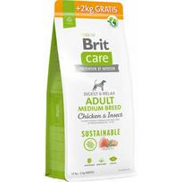 Brit Care Sustainable Sensitive Adult Medium Chicken & Insect 12 kg