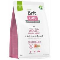 Brit Care Sustainable Sensitive Adult Small Chicken & Insect 3 kg
