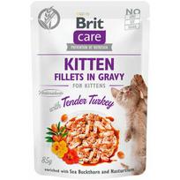 Brit Care Cat Pouch Kitten Fillets in Gravy Turkey 85 g