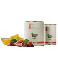 ALSA NATURE Duck, Ham & Spinach konservai šunims su antiena, kumpiu ir špinatais 800 g