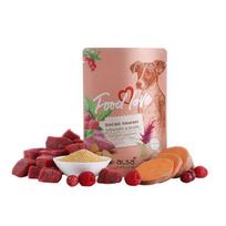 ALSA Nature Food Love Dog Adult jautiena su burnočiais, saldžiosiomis bulvėmis ir uogomis 300 g