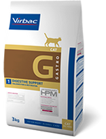 VIRBAC HPM Diet Cat Digestive Support virškinimui 1,5 kg