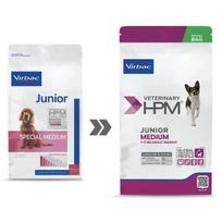 VIRBAC HPM Dog Junior Medium vidutinių veislių jauniems šunims 3 kg