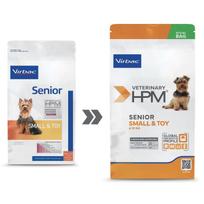 VIRBAC HPM Dog Senior Small & Toy vyresniems mažų veislių šunims 3 kg