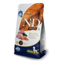 N&D DOG SPIRULINA LAMB CARROT SOFT&SHINY BROWN COAT MINI 5 KG
