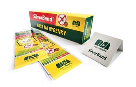 SILVERBAND klijų gaudyklė sidabrinėms žvyninukėms naikinti (2 vnt.)