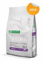 Natures Protection SUPERIOR CARE Junior visų veislių šuniukams su baltu kailiu, be grūdų, su lašiša 10 kg