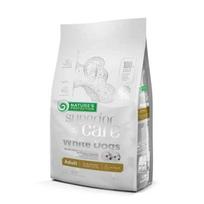 Natures Protection SUPERIOR CARE suaugusiems mažų ir mini veislių šunims su baltu kailiu, be grūdų, su ėriena 4 kg