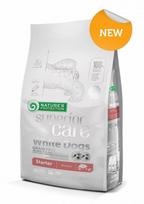 Natures Protection SUPERIOR CARE Starters šuniukams su baltu kailiu, be grūdų, su lašiša 1,5 kg