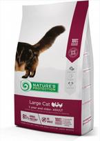 Natures Protection Large Cat Poultry suaugusioms didelių veislių katėms nuo 1 metų 2 kg