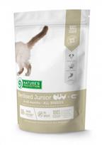 Natures Protection Sterilised Junior Poultry with Krill 6–12 mėnesių visų veislių kačiukams 400 g