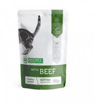 Natures Protection Kitten konservai kačiukams su jautiena 100 g