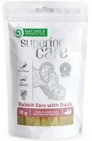 Natures Protection SUPERIOR CARE skanėstas šunims su jautria virškinimo sistema, triušio ausis su antiena 75 g