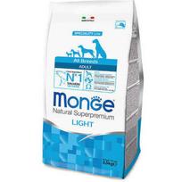 MONGE All Breeds Adult Light su lašiša ir ryžiais 2,5 kg