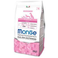 MONGE All Breeds Adult su kiauliena, ryžiais ir bulvėmis 2,5 kg