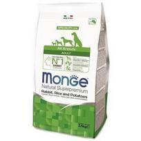 MONGE All Breeds Adult su triušiena, ryžiais ir bulvėmis 2,5 kg