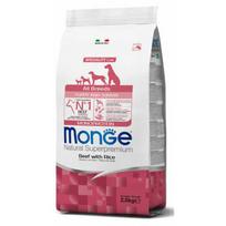 MONGE All Breeds Puppy & Junior su jautiena ir ryžiais 2,5 kg