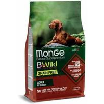 MONGE BWILD Grain Free Adult su ėriena, bulvėmis ir žirniais 2,5 kg