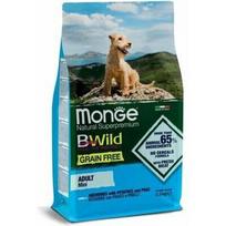 MONGE BWILD Grain Free Mini su ančiuviais, bulvėmis ir žirniais 2,5 kg