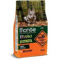 MONGE BWILD Grain Free su antiena ir bulvėmis 2,5 kg