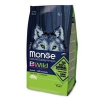 MONGE BWILD Low Grain Adult su šerniena 2,5 kg