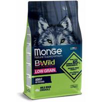 MONGE BWILD Low Grain Adult su šerniena 12 kg