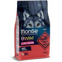 MONGE BWILD Low Grain Adult su elniena 2,5 kg