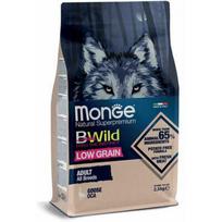 MONGE BWILD Low Grain Adult su žąsiena 2,5 kg