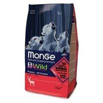 MONGE BWILD Low Grain Puppy & Junior su elniena 2,5 kg