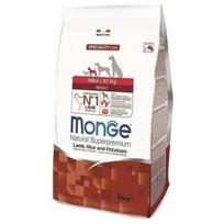 MONGE Mini Adult su ėriena, ryžiais ir bulvėmis 2,5 kg