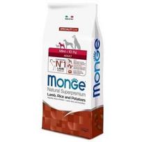 MONGE Mini Adult su ėriena, ryžiais ir bulvėmis 7,5 kg