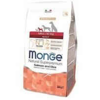 MONGE Mini Adult su lašiša ir ryžiais 0,8 kg