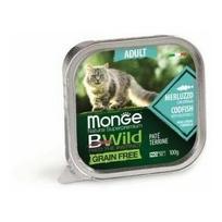 MONGE BWILD Cat ADULT su menke ir daržovėmis 100 g