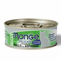 Monge Delicate vištiena su šparagais 80 g