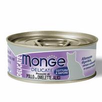 Monge Delicate vištiena su omletu ir smulkiomis žuvytėmis 80 g