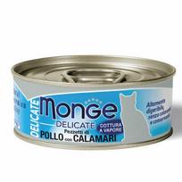 Monge Delicate vištiena su kalmarais 80 g