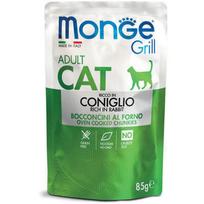 Monge Grill Pouch Chunkies in Jelly triušiena Adult 85 g