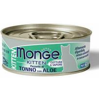 Monge Jelly tuno gabalėliai su alaviju Kitten 80 g