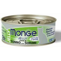 Monge Jelly tuno gabalėliai su surimi Adult 80 g