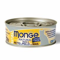 Monge Natural Acqua vištiena su kukurūzais 80 g