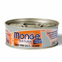 Monge Natural Acqua geltonpelekis tunas su lašiša 80 g