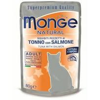 Monge Natural pouches tunas želė su lašiša 80 g