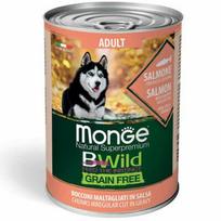 Monge BWild Adult gabalėliai padaže su lašiša, moliūgu ir cukinija 400 g