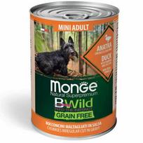 Monge BWild Mini Adult gabalėliai padaže su antiena, moliūgu ir cukinija 400 g