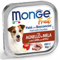 Monge Fruit ėriena ir obuolys 100 g