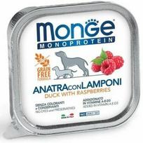 Monge Monoproteinic Fruits paštetas su antiena ir avietėmis 150 g