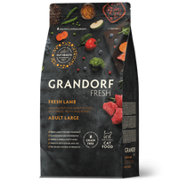 GRANDORF šviežia ėriena – suaugusioms didelių veislių katėms – 400 g