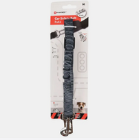 FLMG automobilio saugos diržo jungtis šunims „RUKA“, M, elastinga, pilka, 52–65 cm/20 mm 520218